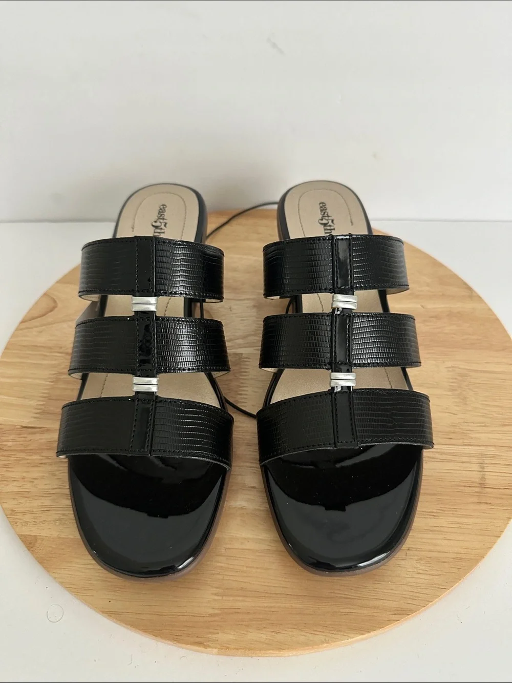east 5th Womens Evergreen Heeled Sandals